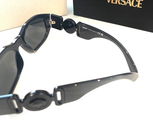 Versace Black on Black Medusa Biggie Sunglasses VE4361 - Image 12
