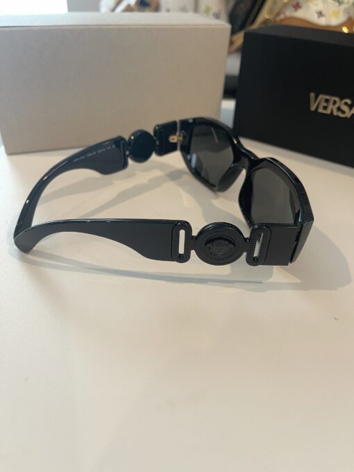 Versace Black on Black Medusa Biggie Sunglasses VE4361 - Image 8