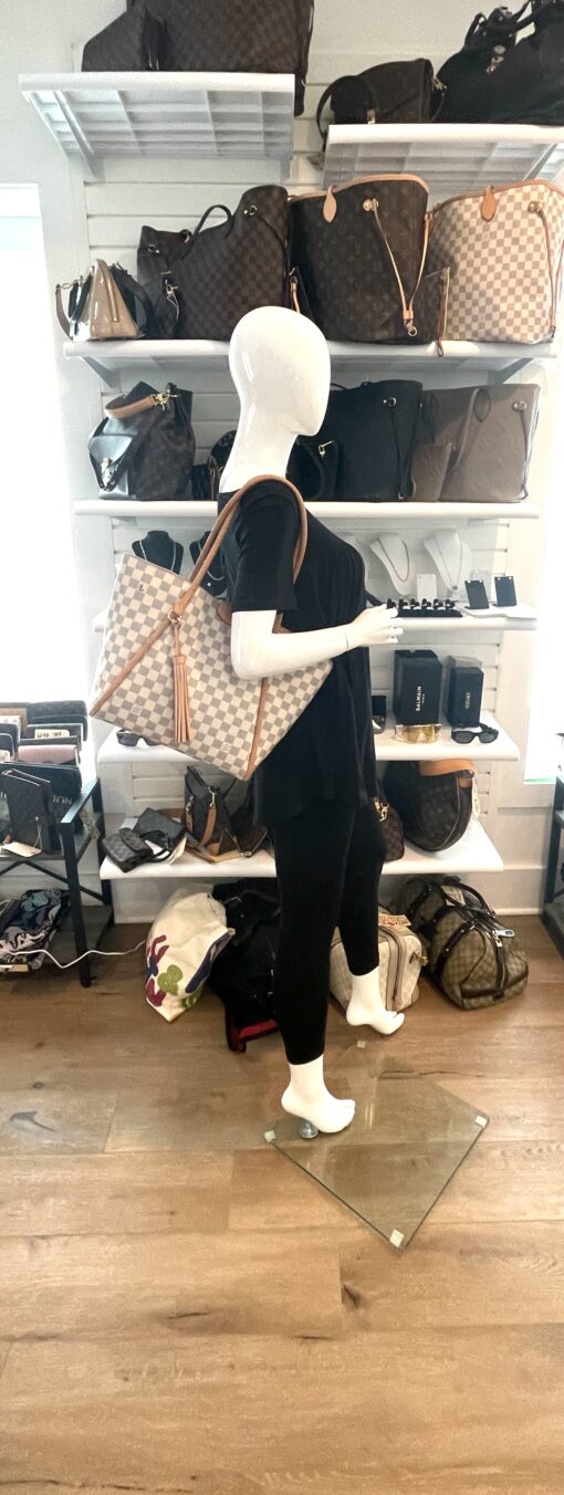 Louis Vuitton Damier Azur Propriano Rose Ballerine - Image 2