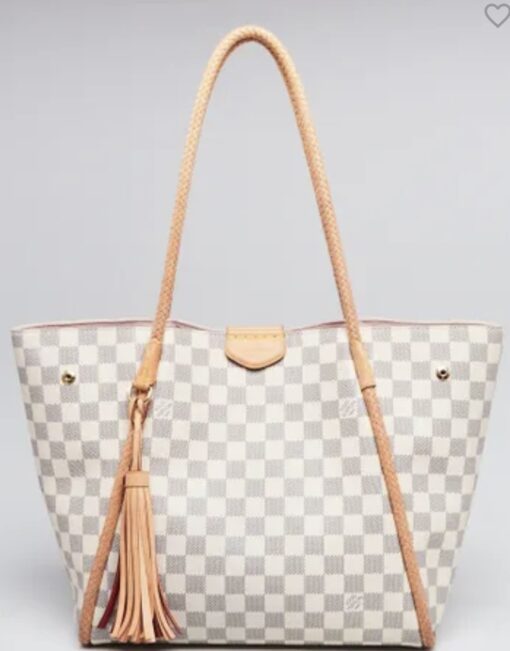 Louis Vuitton Damier Azur Propriano Rose Ballerine