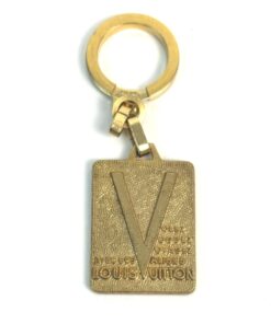 Louis Vuitton Key Charm Vintage Malletier 1854 Key Ring Key Chain Gold