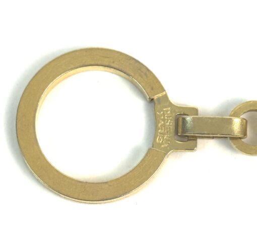 Louis Vuitton Key Charm Vintage Malletier 1854 Key Ring Key Chain Gold - Image 6