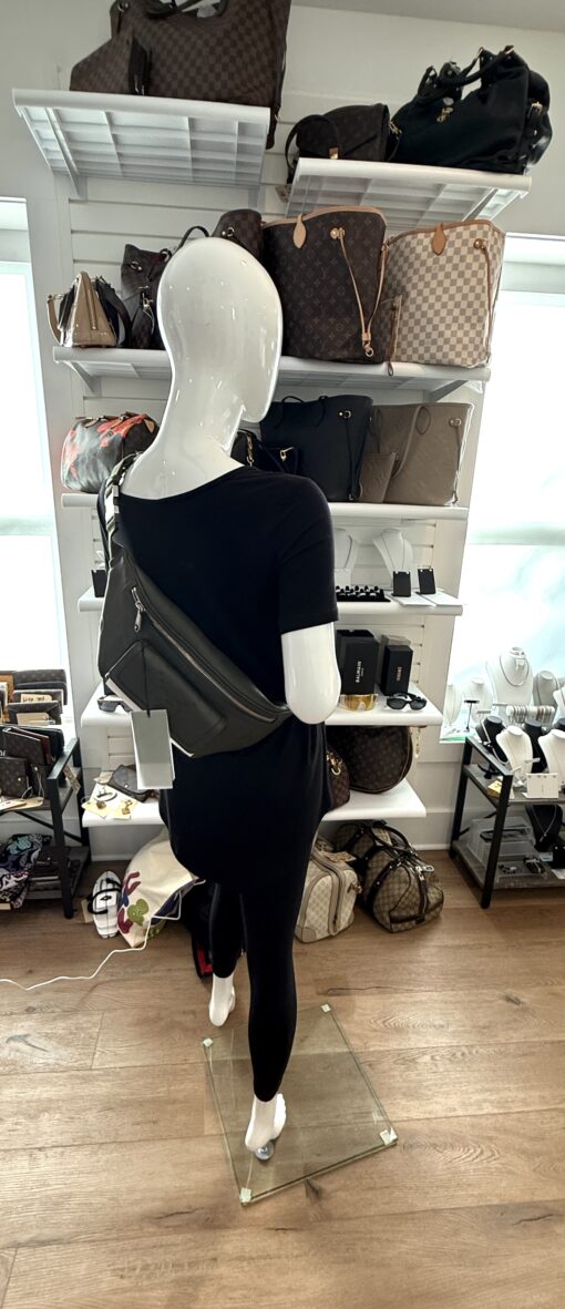 Gucci Olive Leather Giant G Large Bum Bag - Image 3