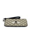 Gucci Supreme Monogram Bee Print Wrist Pouch Black 8
