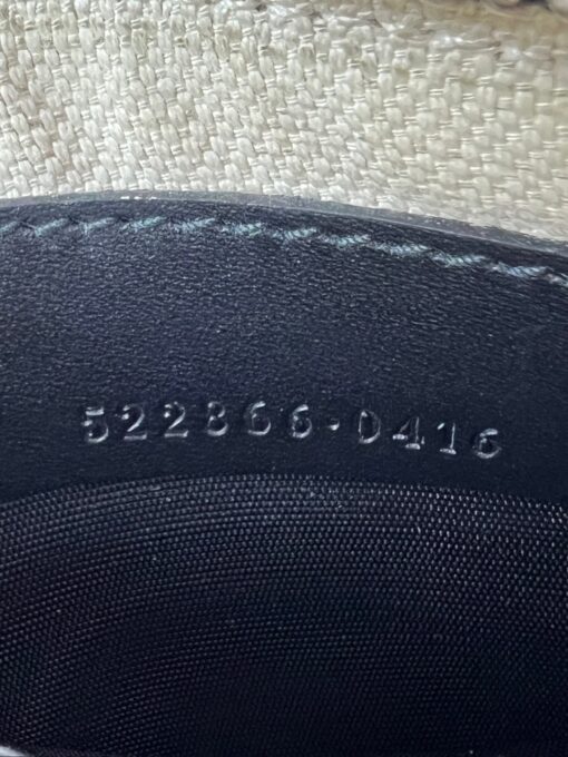 Gucci Supreme Monogram Bee Print Wrist Pouch Black - Image 3