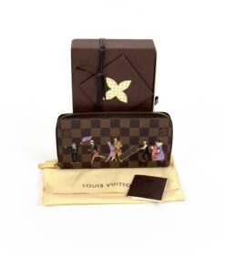 Louis Vuitton Damier Ebene Illustre de Trunks Zippy Wallet 2