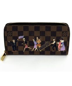 Louis Vuitton Damier Ebene Illustre de Trunks Zippy Wallet