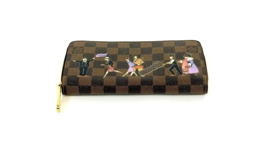 Louis Vuitton Damier Ebene Illustre de Trunks Zippy Wallet - Image 8