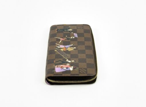 Louis Vuitton Damier Ebene Illustre de Trunks Zippy Wallet - Image 7