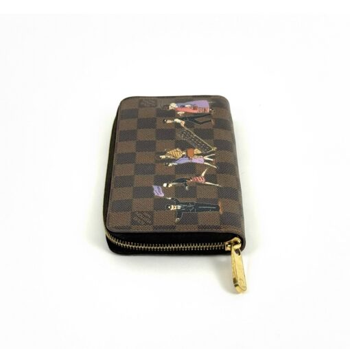 Louis Vuitton Damier Ebene Illustre de Trunks Zippy Wallet - Image 6