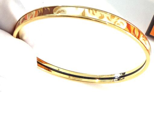 Set of 2 Hermes Bangles GM Emile et une Nuit and Faubourg City - Image 10
