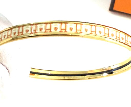 Set of 2 Hermes Bangles GM Emile et une Nuit and Faubourg City - Image 8
