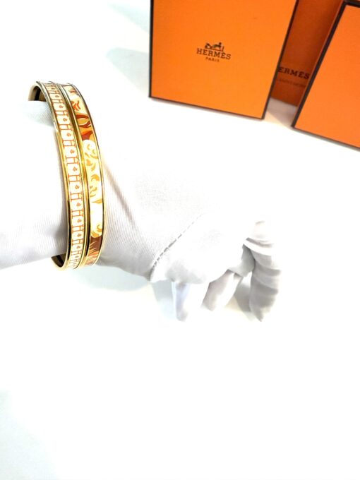 Set of 2 Hermes Bangles GM Emile et une Nuit and Faubourg City - Image 3