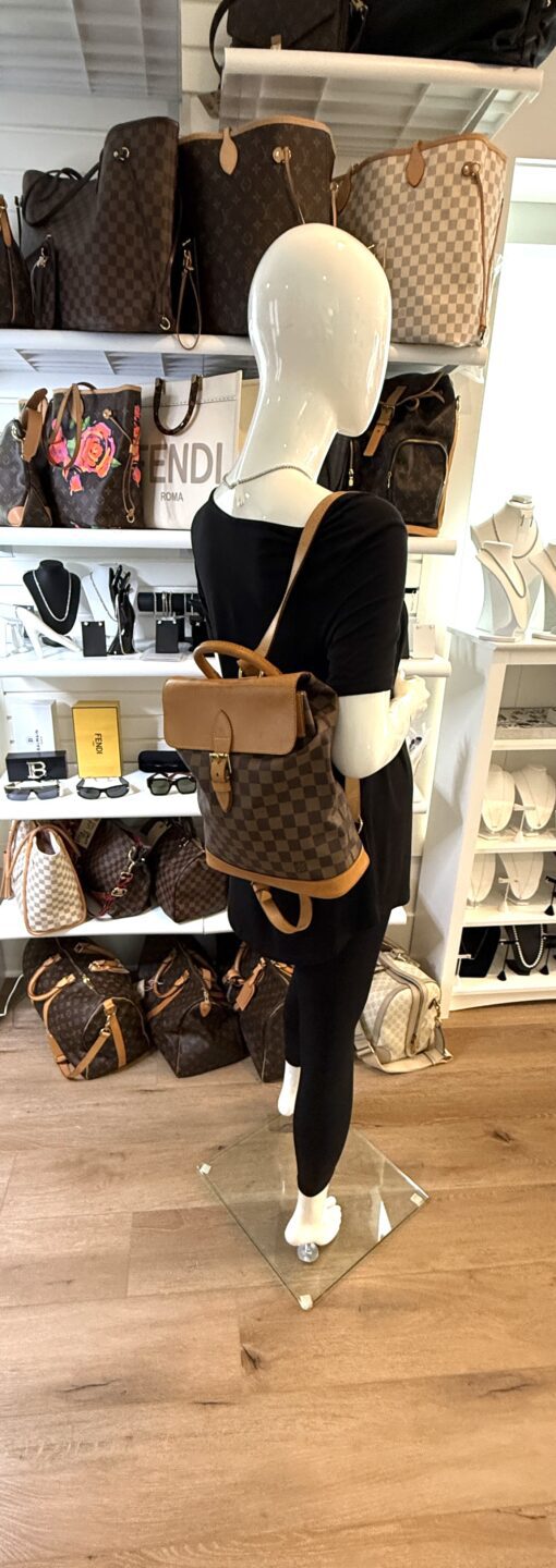 Louis Vuitton Damier Ebene Soho Centenaire Backpack 100th Anniversary - Image 6