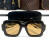 NEW Gucci GG1547S Black Yellow Zebra Square Sunglasses