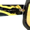 NEW Gucci GG1547S Black Yellow Zebra Square Sunglasses 9