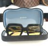NEW Gucci GG1547S Black Yellow Zebra Square Sunglasses 3