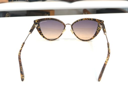 TOM FORD ANJELICA FT0868 CAT EYE SUNGLASSES IN ANIMAL BROWN - Image 7