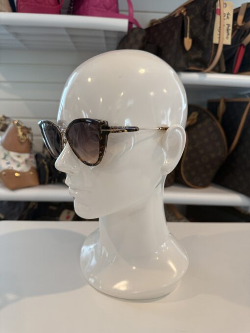 TOM FORD ANJELICA FT0868 CAT EYE SUNGLASSES IN ANIMAL BROWN - Image 9