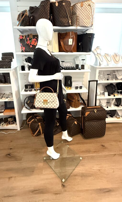 Louis Vuitton Croisette Crossbody Damier Azur Canvas - Image 2