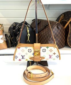 Louis Vuitton Monogram Multicolor Shirley White