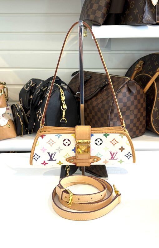 Louis Vuitton Monogram Multicolor Shirley White