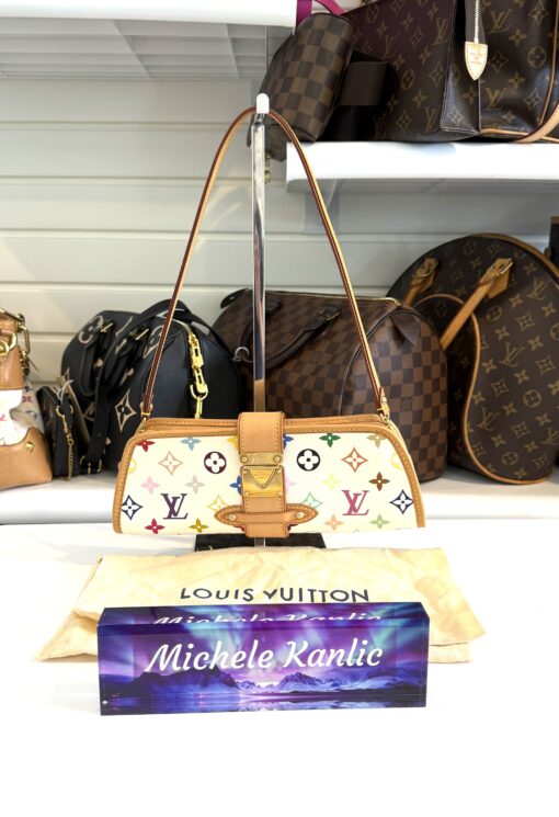 Louis Vuitton Monogram Multicolor Shirley White - Image 10