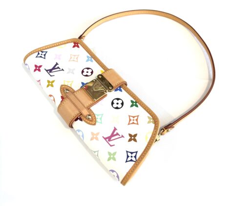 Louis Vuitton Monogram Multicolor Shirley White - Image 4