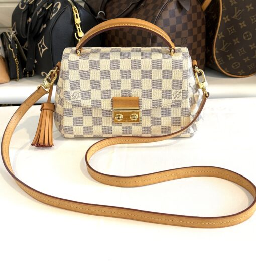 Louis Vuitton Croisette Crossbody Damier Azur Canvas - Image 11