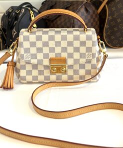 Louis Vuitton Croisette Crossbody Damier Azur Canvas