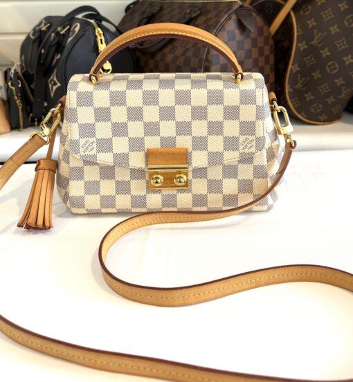Louis Vuitton Croisette Crossbody Damier Azur Canvas