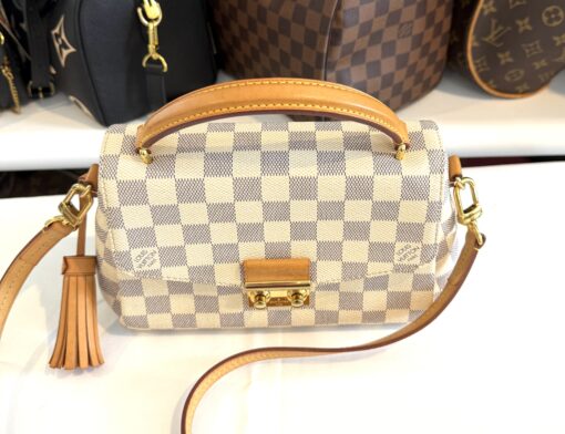 Louis Vuitton Croisette Crossbody Damier Azur Canvas - Image 10