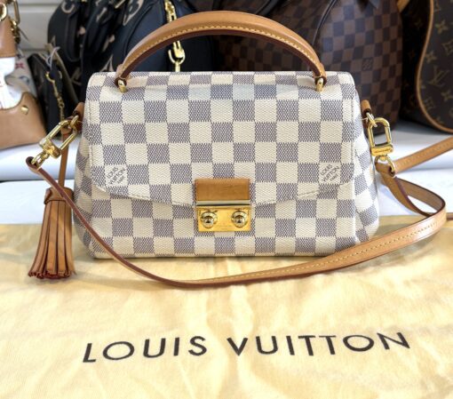 Louis Vuitton Croisette Crossbody Damier Azur Canvas - Image 3