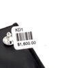 Back of the display showing the posts and item tag