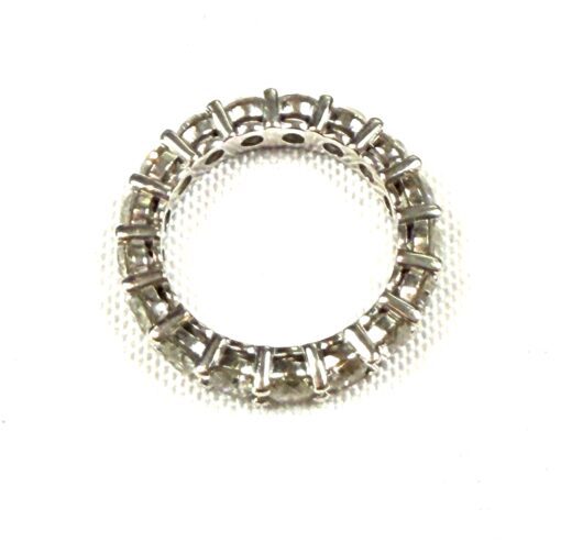 Natural diamond eternity band consisting of 5.22 carats of natural round brilliant cut diamonds - Image 11
