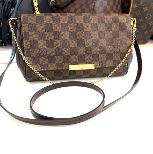 Louis Vuitton Brown Damier Ebene Favorite MM  - Image 17