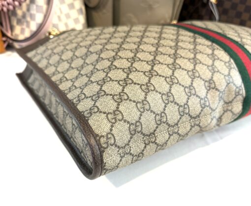 Gucci Supreme Monogram Large Rajah Chain Tote Beige New Acero with Pouch - Image 13