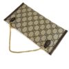 Pouch with its gold chain strap attached