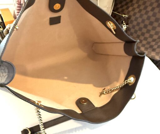 Gucci Supreme Monogram Large Rajah Chain Tote Beige New Acero with Pouch - Image 6