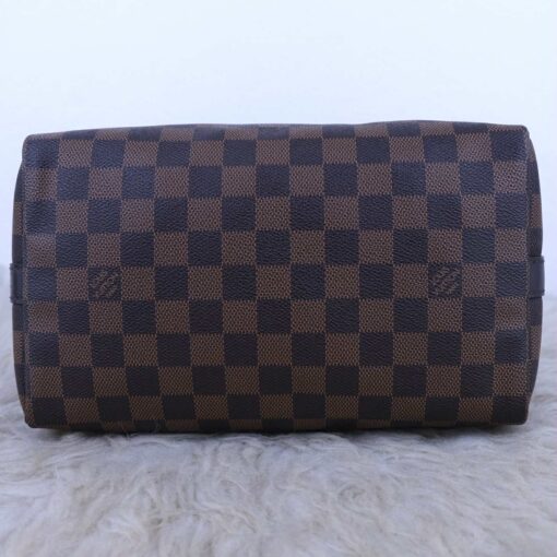 Louis Vuitton Damier Ebene Speedy Bandouliere 25 Red - Image 13