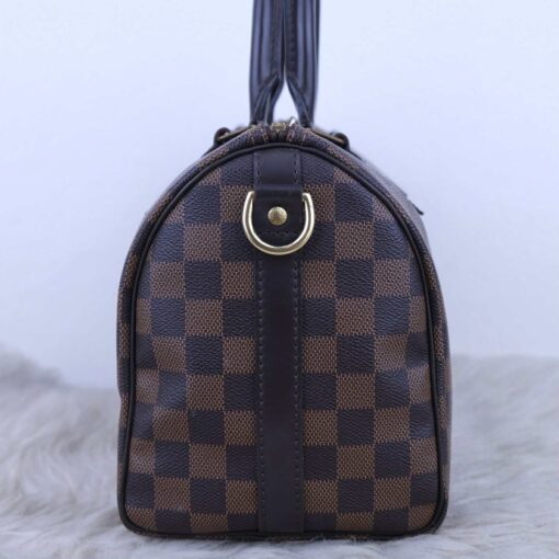 Louis Vuitton Damier Ebene Speedy Bandouliere 25 Red - Image 20
