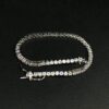 Moonstone Natural Gemstone Birthstone 3mm .925 Tennis Bracelet 7.5"