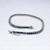 Spinel Black Natural Gemstone Birthstone 3mm .925 Tennis Bracelet 7.5" (Copy)