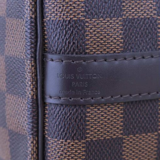 Louis Vuitton Damier Ebene Speedy Bandouliere 25 Red - Image 14
