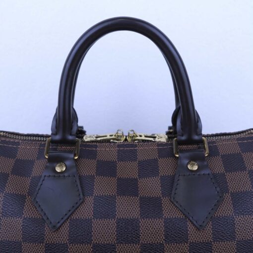 Louis Vuitton Damier Ebene Speedy Bandouliere 25 Red - Image 16