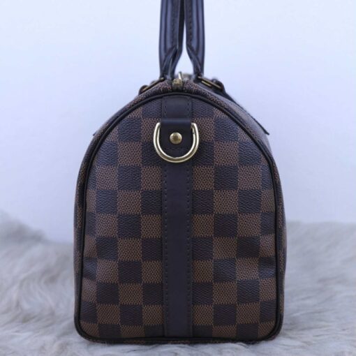 Louis Vuitton Damier Ebene Speedy Bandouliere 25 Red - Image 19