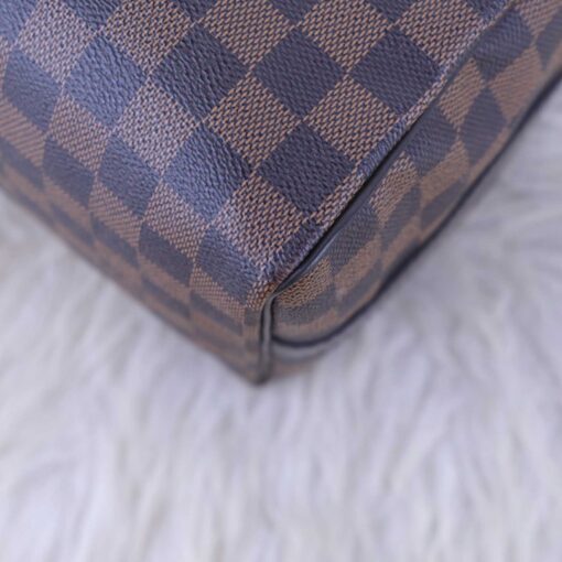 Louis Vuitton Damier Ebene Speedy Bandouliere 25 Red - Image 8