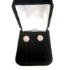 3.01 TCW Fancy Intense Pink Lab Diamond Screwback Studs in 14k White Gold - Image 2