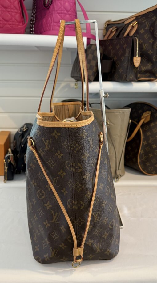 Louis Vuitton Monogram Neverfull GM Tan Interior - Image 7