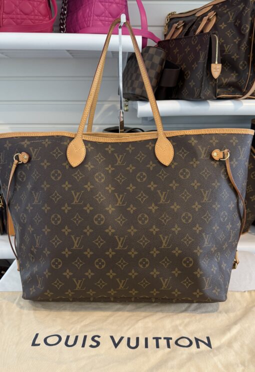 Louis Vuitton Monogram Neverfull GM Tan Interior - Image 4